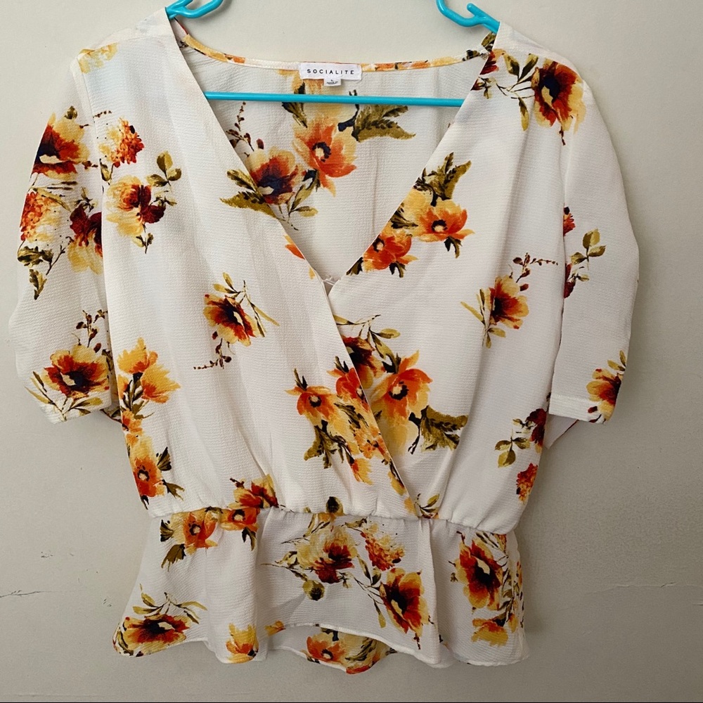 Cute floral blouse